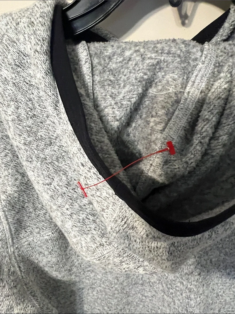 Nike Gray Cowl Neck Pullover with Black Trim